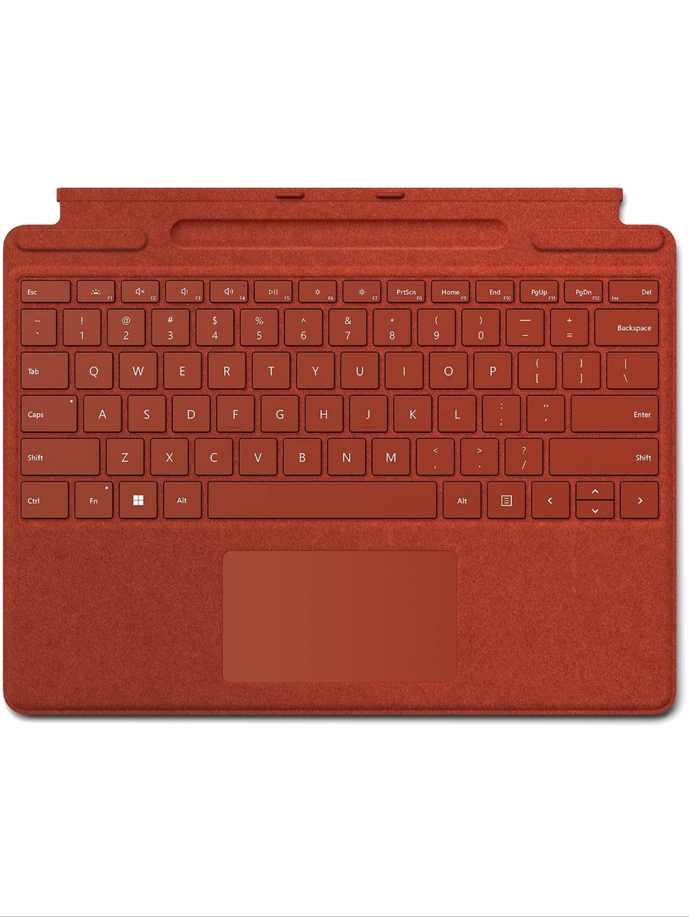 Microsoft Surface Pro Signature Keyboard Poppy Red Alcantara Pro 8 9 X